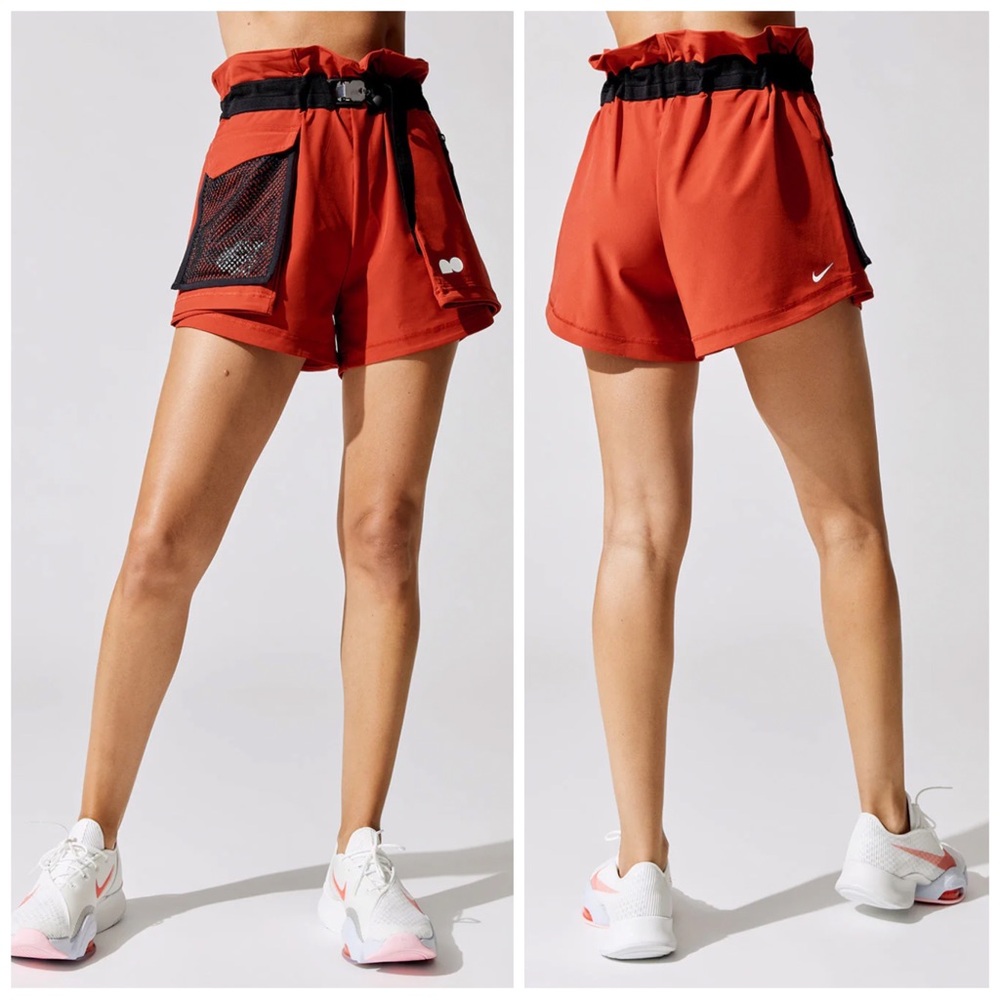 ✖️SOLD✖️•NIKE X Naomi Osaka• Utility Tennis Shorts in Cinnabar Red Size Medium - Picture 12 of 15